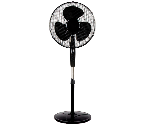 Ventilateur sur pied, diamètre 40cm, noir, OVP2-BR40N – Optimea